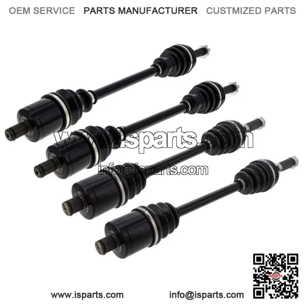 Front Rear CV Axle Kit For Polaris Ranger 570 Crew ETX EV 1333238 1333069 - Image 2