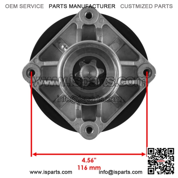 46" Deck Spindles for MTD Huskee 13AX615H731 13AX775H031 13AX775H231 13BX775H031 - Image 4