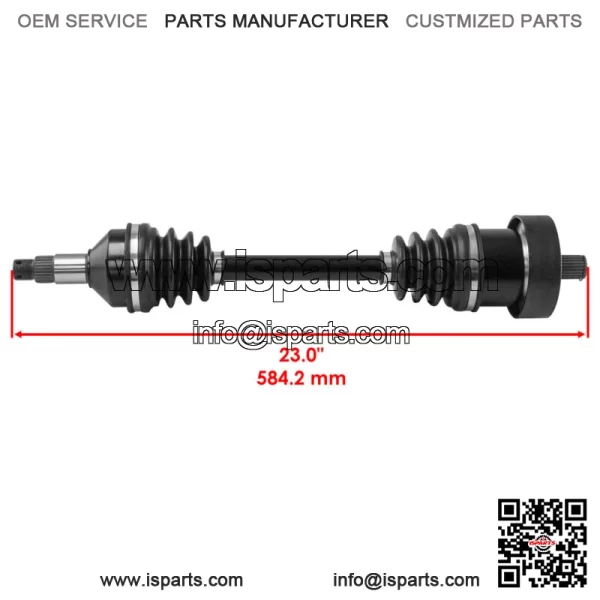 Front CV Joint Axle For Arctic Cat 1000 XT 2013-14 / 1000 H2 2011 Left & Right - Image 2