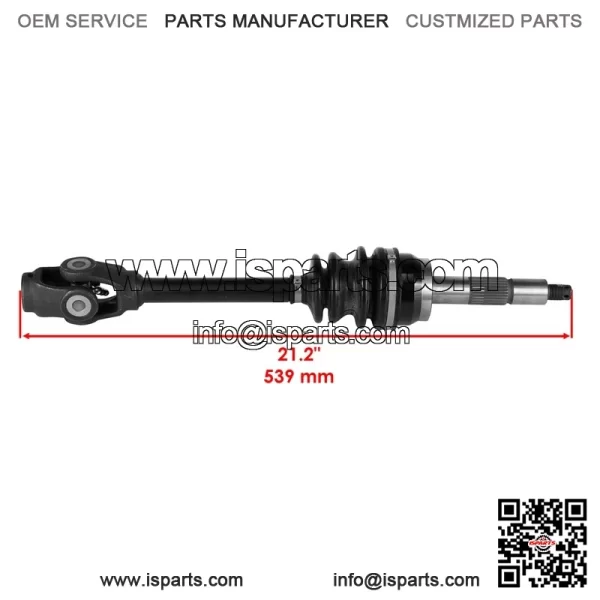 Polaris Scrambler 500 1997-1998 Front Right CV Joint Axle (BTB 138 Stamped) - Image 2