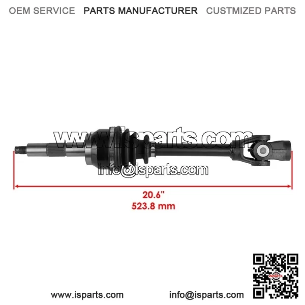 Polaris Scrambler 400/500 4X4 1997-2003 Front CV Joint Axle (BTB) - Image 2