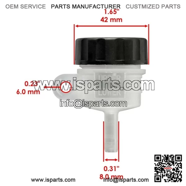 Polaris Scrambler 500 2X4/4X4 1998-2002 Rear Brake Caliper Pads & Fluid Reservoir - Image 5