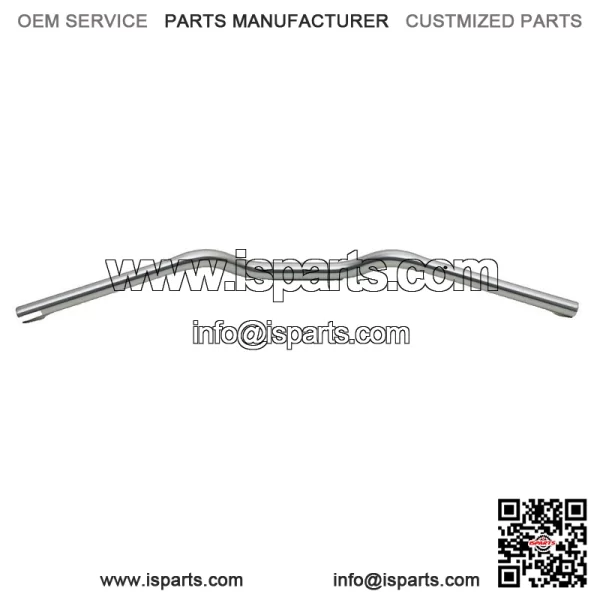 BENELLI TNT ALUMINIUM HANDLEBAR DM 22 28 MM OVERSIZE SILVER CD 03022560000W2 NEW - Image 4
