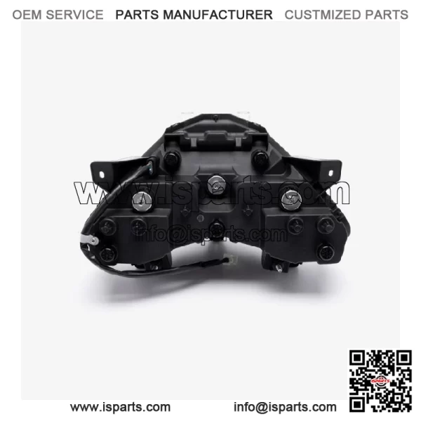 LED Headlight Assembly for Loncin LX650-2C,Voge 650DSX Euro 5 LX650-2C-E5 Black - Image 3
