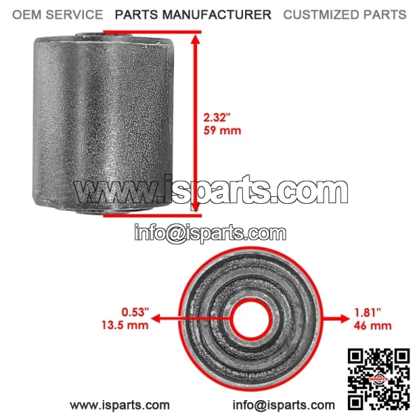 920-437 Haybine Conditioner Bushing For New Holland 472 477 479 495 488 1469 - Image 2