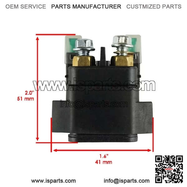Starter Solenoid Relay for Yamaha YZF600 YZF-R6 YFZR6 YZFR6 - Image 3