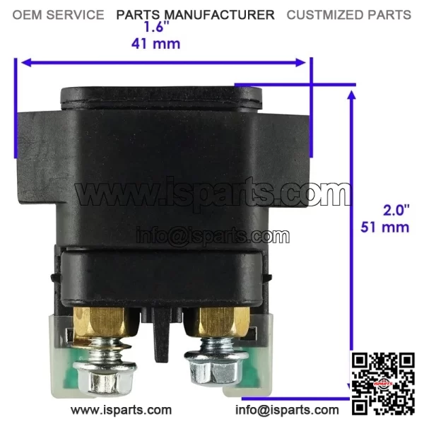 Starter Relay Solenoid for Yamaha YZFR1 YZF-R1 1999-2006 2009 - Image 2