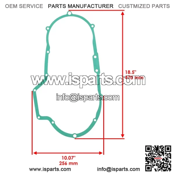 34955-89B 34955-89 34955-89A Clutch Cover Primary Gasket for Harley Davidson - Image 2
