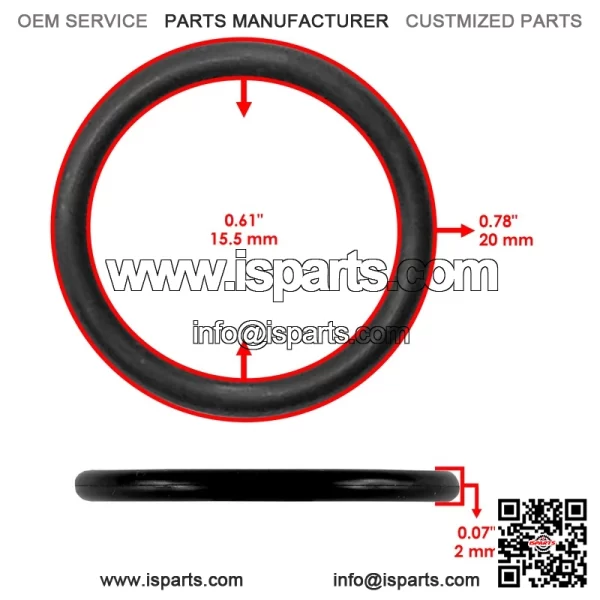 705501883 Rear Differential O-Ring For Can-Am Commander 1000R 2018-2020 - Image 2