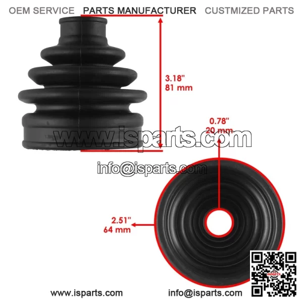 Front Outer CV Boot Kit For Suzuki KingQuad 400 LT-A400 LT-F400 2008-2024 - Image 2