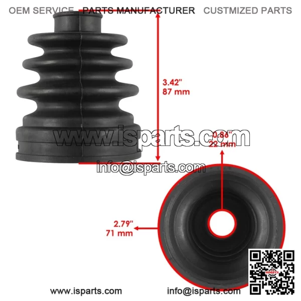 Rear Axle CV Boot Kit For Honda Rancher 420 TRX420FA 2015-2018 - Image 2