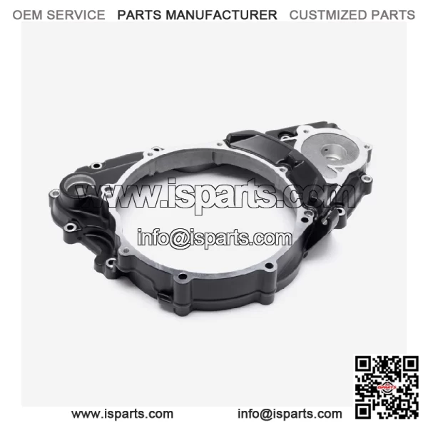 Left Engine Casing for Loncin LX650-2C,Voge 650DSX Euro 5 LX650-2C-E5 CMPO Black - Image 2