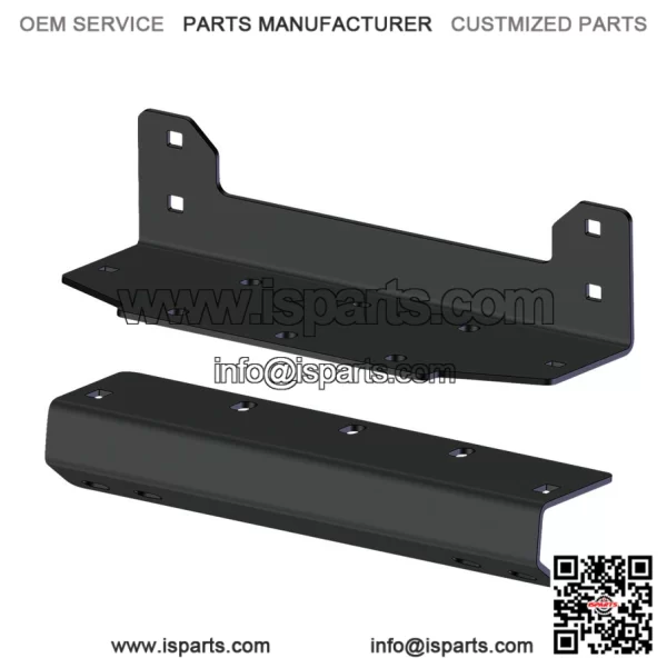 CFMOTO Cforce 400 Winch and Mount Plate Kit 2022-2024 2000 lb CF Moto 400 - Image 2