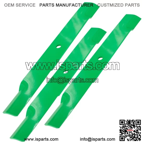60" Deck Medium-Lift Blades for Dixie Chopper Classic 2550 2750 / 30227-60H - Image 3