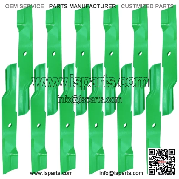 784256X 784256 50-4209 Deck Blade for Hustler Super Mini Z / FasTrak Low-Lift - Image 3