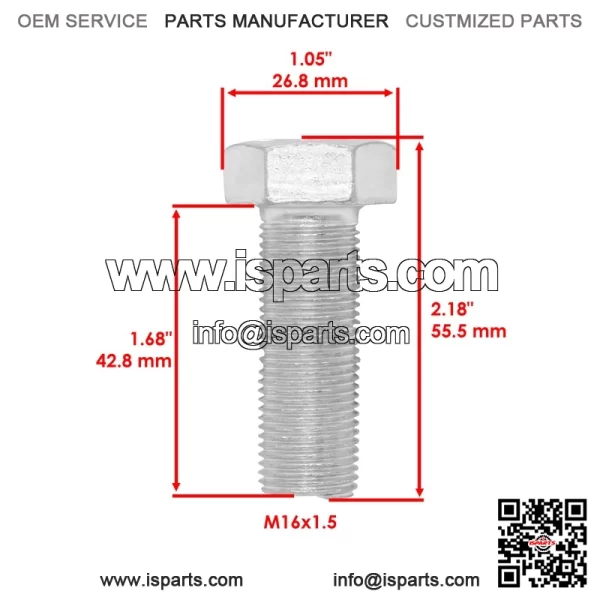 03498400 03498451 014668 05901822 Deck High Lift Blade w/Bolt For Gravely Ariens - Image 3