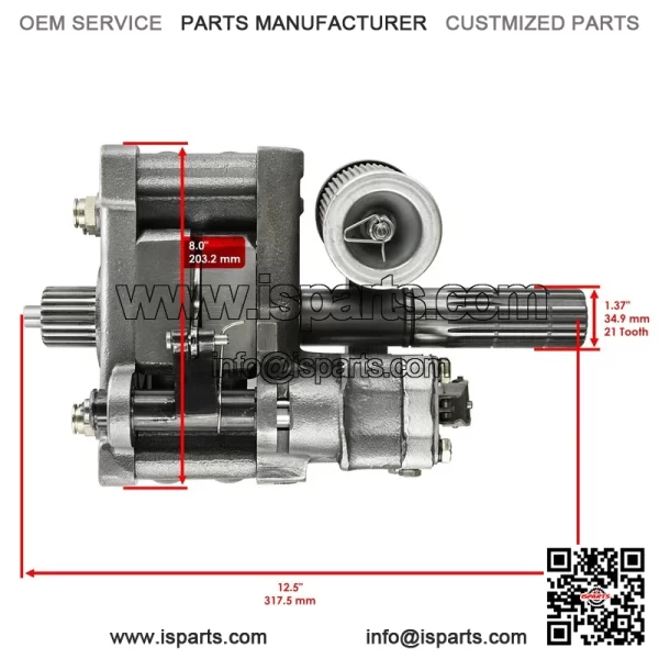 3598260M91 898643M1 Hydraulic Pump & Pin For Massey Ferguson 240 253 290 362 365 - Image 3