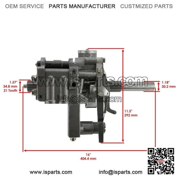 3701159M9 Hydraulic Pump & Pin For Massey Ferguson 362 365 375 390 390T 393 396 - Image 3