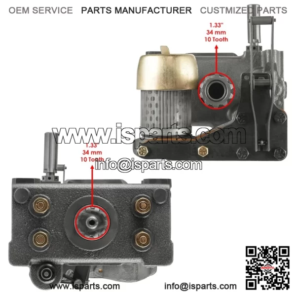 1869615M91 Hydraulic Lift Pump Fits Massey Ferguson 135 175 235 245 362 372 382 - Image 3