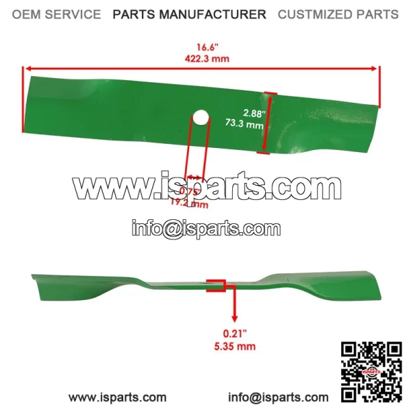 Cub Cadet/MTD 48" Deck Blade - 942-04417 01005336 942-04278 742-04417A - Image 2