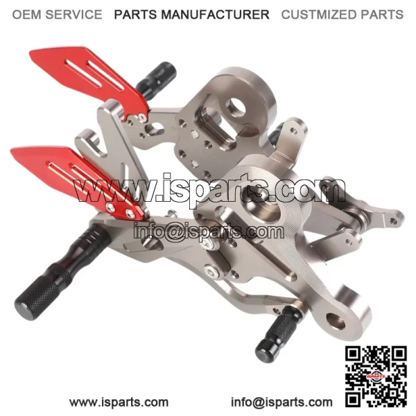 Motorcycle Rearsets Footrest Footpegs For CFMOTO 450SR 2022-2023 450SS 2023-2024 - Image 2