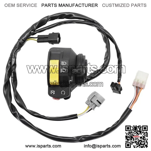Left Handle Start Stop Switch Headlight for Suzuki Quadsport Z400 LTZ400 2003-04 - Image 4