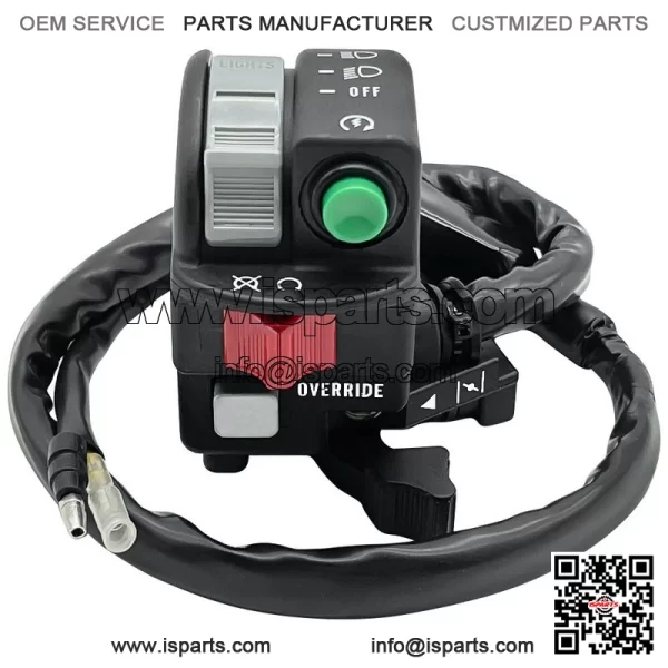 Left Handlebar Switch Start Stop Headlight for Kawasaki Prairie 300 360 400 KVF - Image 2