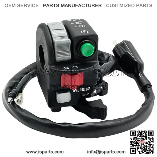 Left Handlebar Switch Start Stop Headlight for Kawasaki Prairie 300 360 400 KVF - Image 3