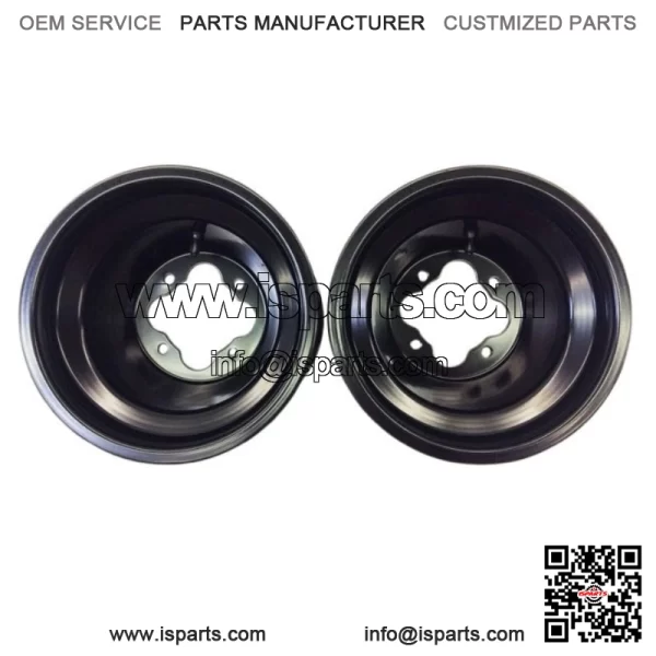 Black A5 Rolled Lip 10" Front 9" Rear Rims Suzuki LTZ400 Z400 LTR450 LTZ250 - Image 2