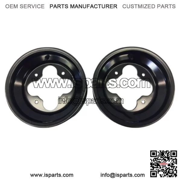 Black A5 Rolled Lip 10" Front 9" Rear Rims Suzuki LTZ400 Z400 LTR450 LTZ250 - Image 3
