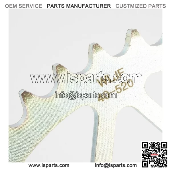 Rear Sprocket 520 X 40T for Loncin LX6000D-A,Voge ER10 Euro 5 LX6000D-A-E5 CMPO - Image 2