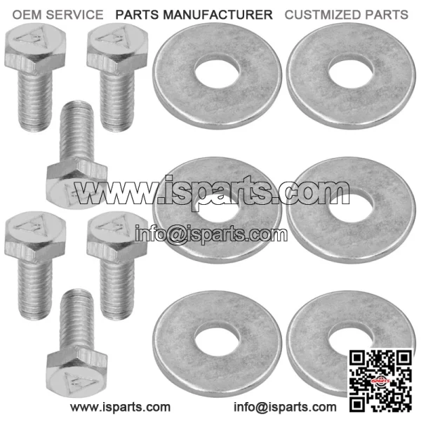 1920676SM 1656916SM Deck Spindle Blade Hex Bolts Screw & Washers for 7/16-14 X 1 - Image 3