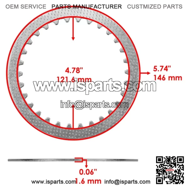 Clutch Friction and Steel Plates for Suzuki RM250 1996-2005 - Image 3