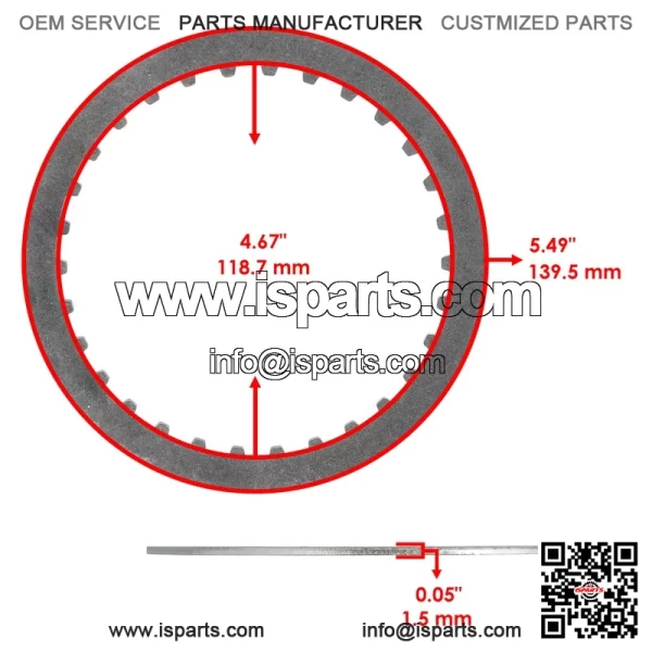 Clutch Plates Gasket Kit for Harley Davidson Sportster 883 XL883 XLH883 1991-03 - Image 3