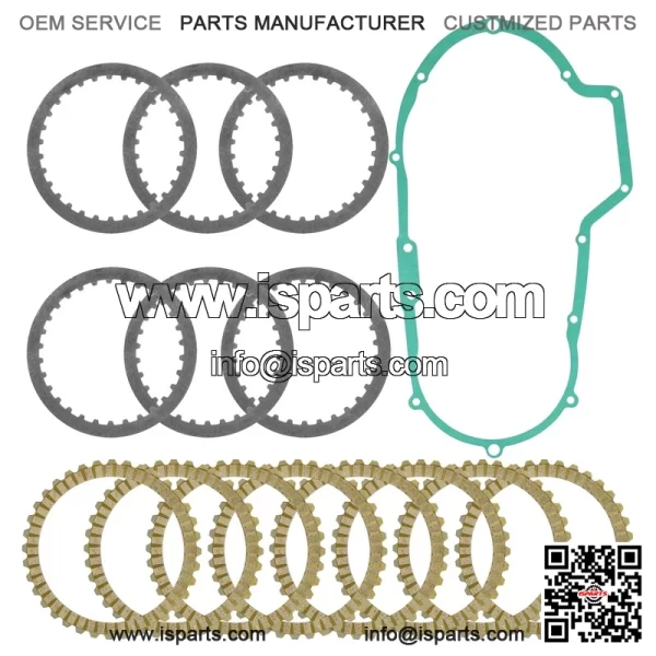 Clutch Plates Gasket Kit for Harley Davidson Sportster 883 XL883 XLH883 1991-03 - Image 4