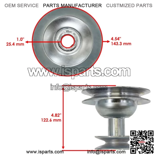 Engine Pulley for MTD 609G 609H LT-1742 LT-1842 LT-2046 Troy-Bilt - Image 2