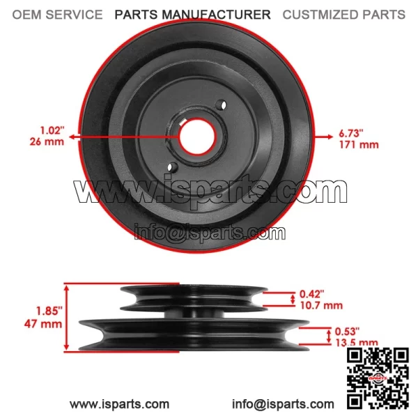 60" Deck Spindle Pulley Blade Belt Kit for Gravely ZT2560 ZT2660 ZT2760 ZT60 HD - Image 4
