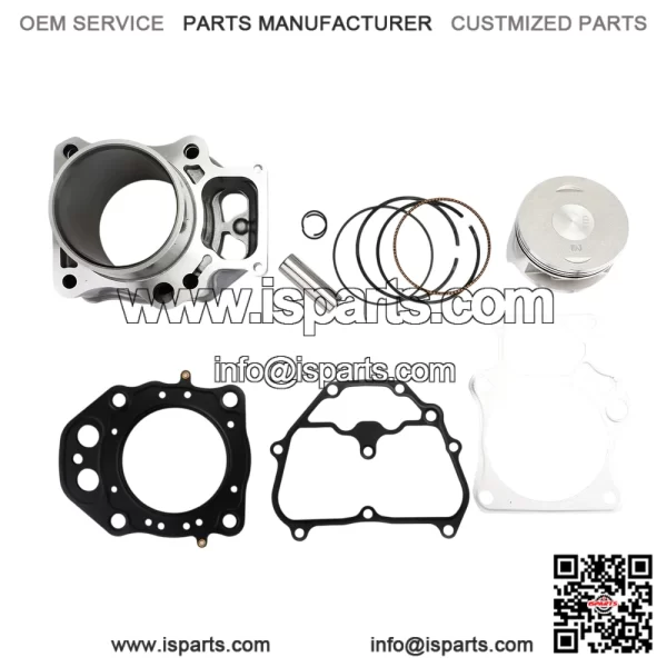 Cylinder Piston Gasket Top End Rebuild Kit for Honda Rancher TRX420 2007-2018 - Image 2