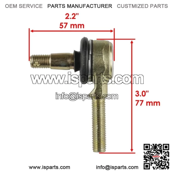 2 Sets Of Tie Rod End Kit for Suzuki LTZ400 LT-Z400 Quadsport 2003-2004 - Image 2