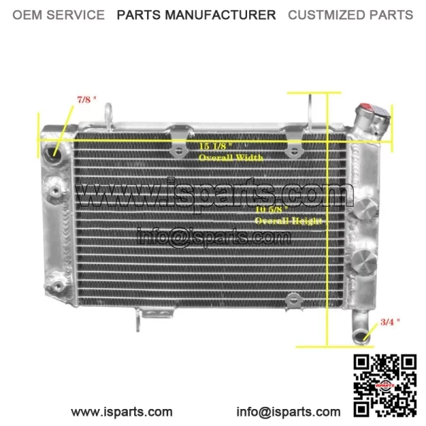 New All Aluminum Radiator Fit Suzuki 2003-2008 Quadsport Z400 LTZ400/LTZ400Z - Image 2