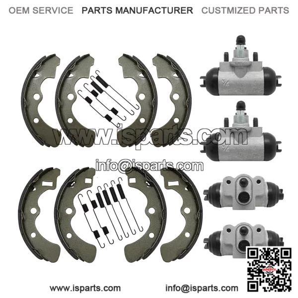Wheel Cylinder Brake Shoe Front Rear All for Kawasaki Mule 2520 2510 2500 2030 2020 2010 1000 Diesel KAF450 KAF540 KAF620 KAF950 1988-2000 43092-1053 43092-1054 41048-1078 41048-1079