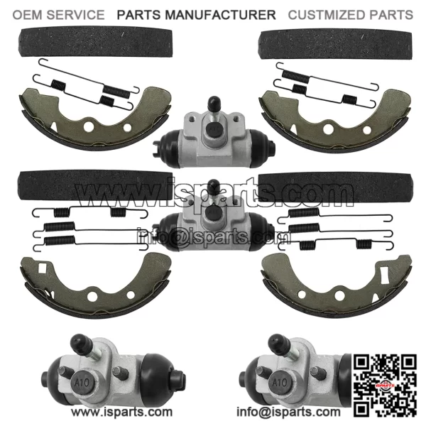 Wheel Cylinder Brake Shoe Front Rear All for Kawasaki Mule 2520 2510 2500 2030 2020 2010 1000 Diesel KAF450 KAF540 KAF620 KAF950 1988-2000 43092-1053 43092-1054 41048-1078 41048-1079 - Image 2