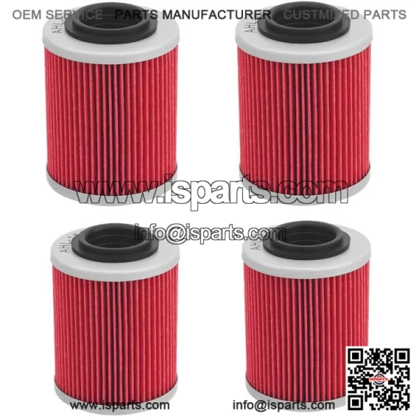 For CFMOTO CForce UForce ZForce 400 500 500S 600 800 1000 4Pack Oil Filter
