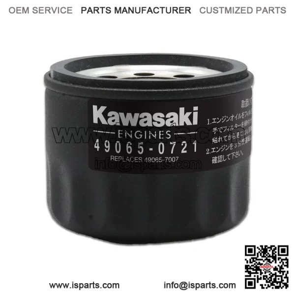 OEM Kawasaki 49065-0721 Oil Filter (Replaces 49065-7007) - 12 PACK - Image 2