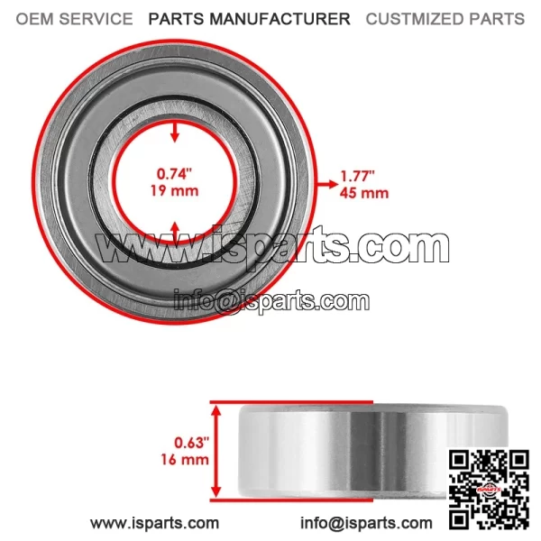 38" Deck Spindle Repair kit for  John Deere 170 175 180 185 240 245 260 265 285 - Image 2