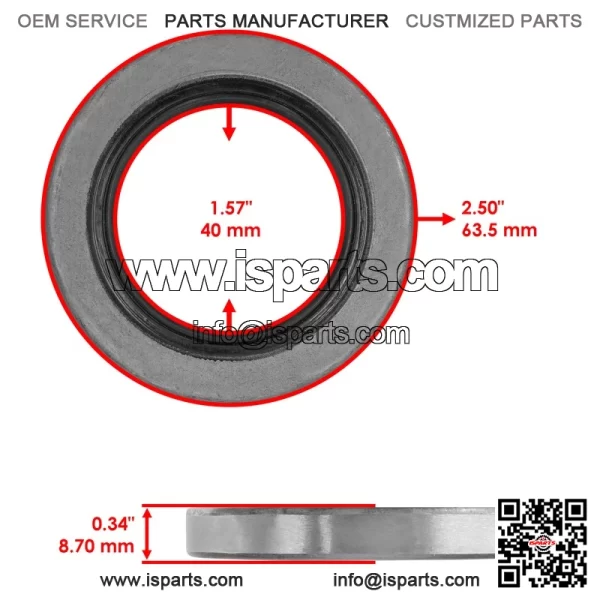 Ferris F320Z/IS3200Z 61"/72" Deck Spindle Seal & Bearing - 84003323 - Image 2
