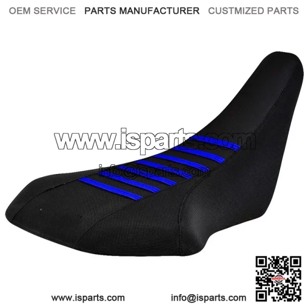 2003-2008 Suzuki LTZ 400 Z400 Gripper Seat cover Black/Blue Ribs Enjoy Mfg #207