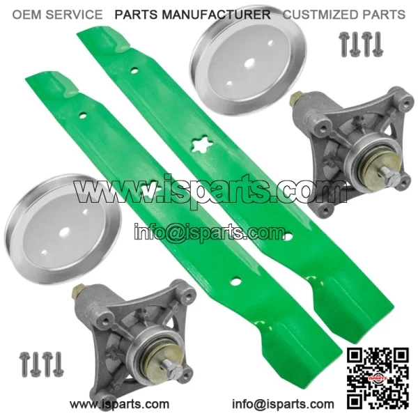 Poulan PB145G42/15542LT/175G42/185A42 42" Deck Spindle & Pulley - 960420152 - Image 5