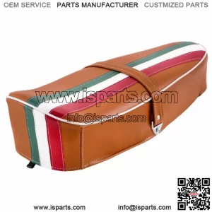 DIEFFE 75501TBR Saddle Tricolor Italy Vespa Pk XL N V5X5 50 1963-1971