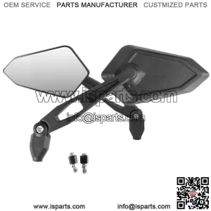 Pair of Orange Logo Street Mirrors for KTM 1190 Adventure R ABS 2013-20